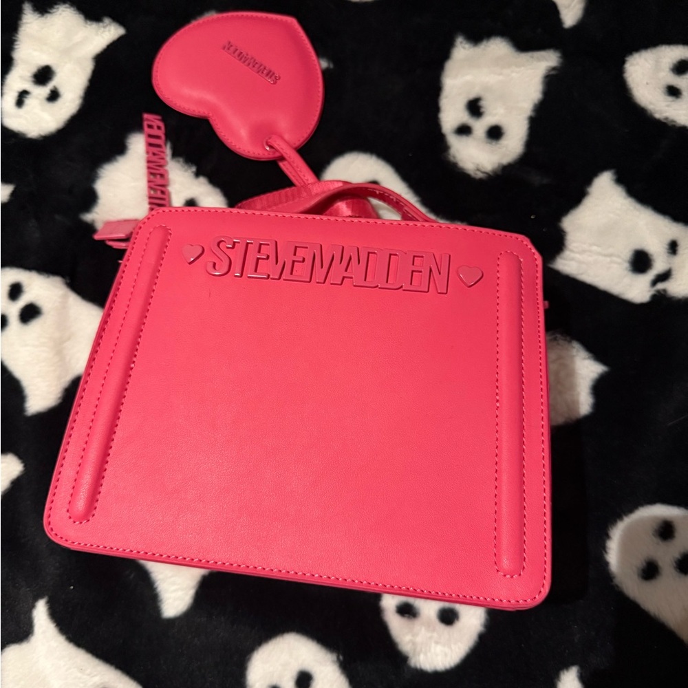 Steve Madden Vibrant Pink Clutch